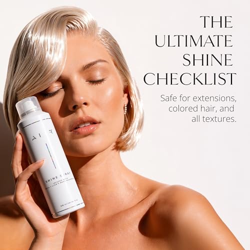 Anti-Frizz Shine Spray - Humidity Shield & Gloss Finish for Hair, 6 oz