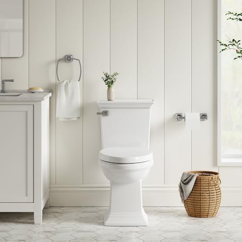 American Standard White Elongated Toilet Seat Soft Close with Antimicrobial Surface - Front Variation