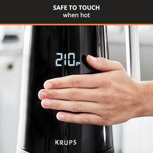 KRUPS Smart Temp Digital Electric Kettle 1.7L - Precise Temperature Control & Cool-Touch Exterior