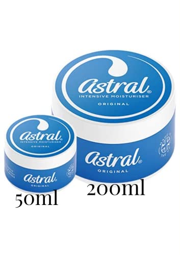 Astral 200ml Face & Body Moisturiser Cream - Hydrating Skin Care