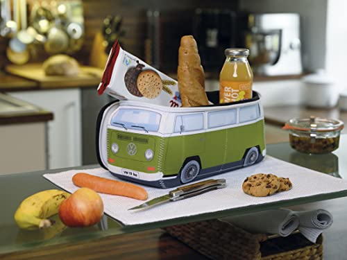 Large Green VW T2 Bus Camper Toiletry Bag - Waterproof Neoprene Cosmetic Case