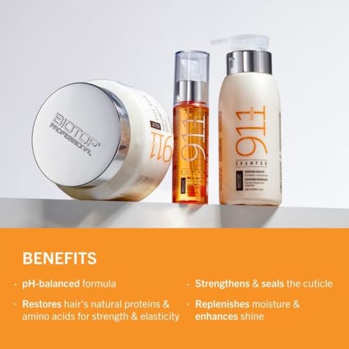 Biotop Professional 911 Quinoa Sulfate-Free Nutritive Shampoo 8.45 fl oz - Damaged Hair Repair