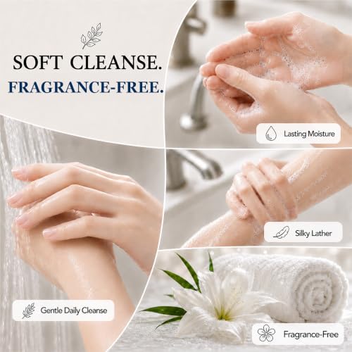 Fragrance Free Hand Soap 128oz - Moisturizing, Natural Ingredients, Vegan & Cruelty-Free
