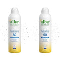 Alba Botanica Sunscreen Spray for Face and Body, Broad Spectrum SPF 50 Sunscreen, Hawaiian Coconut, Water Resistant and Biodegradable, 5 fl. oz. Bottle (Pack of 2)