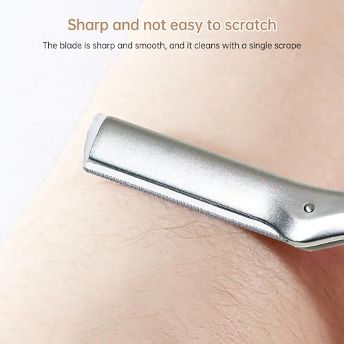 Facial Razor Replacement Blades ? Designed for compatibility with Tweezerman facial razors. Pack of 10 (No handle included)