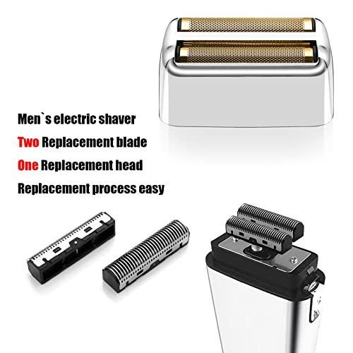 Amorka Silver Replacement Foil and Cutters for BaBylissPRO Barberology FXFS2 Shaver