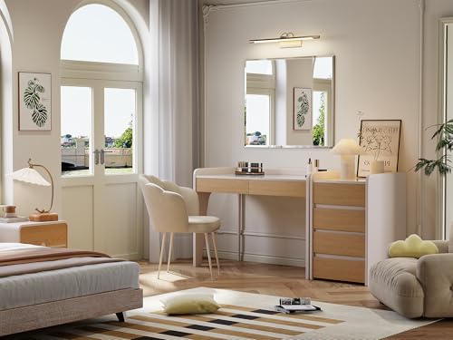 36x30 Inch Frameless Beveled Wall Mirror - Tempered Bathroom Vanity Mirror