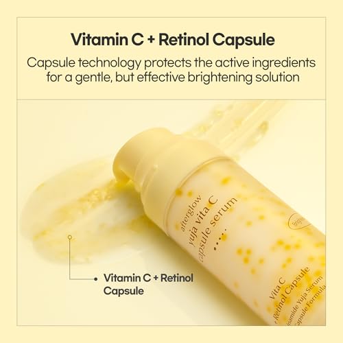 Yuja Vita C Capsule Serum, Vitamin C, Ratinol Capsule, Niacinamide, 1.01 fl oz