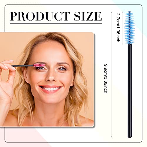 Disposable Mascara Wands Set - 1000 Pieces in 10 Colors for Makeup & Beauty