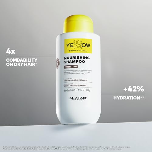 Alfaparf Milano Yellow Nutritive Shampoo for Dry Hair 33.8 Fl Oz
