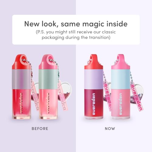 Evereden Daily Routine Set & Non-Toxic Lip Gloss: Clean & Vegan Skin Care for Kids - Nourishing Tween Skincare with Multi-Vitamin Face Wash, Face Cream, SPF 30 Sunscreen & Tinted Lip Gloss