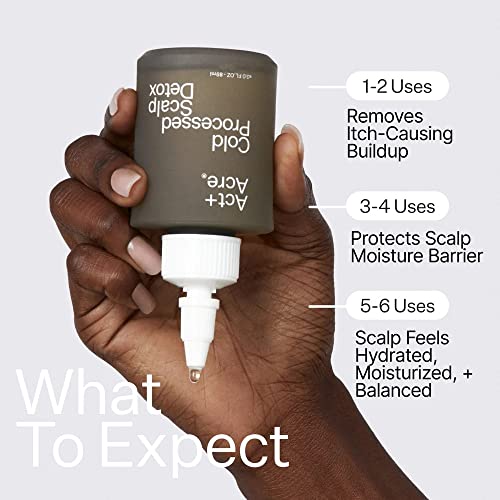 ACT+ ACRE Scalp Detox & Exfoliating Oil Bundle for Dry Itchy Scalp