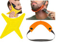 Beard Shaping Template Kit with 2 Guides - DIY Grooming, Neckline & Style Tools