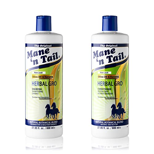Herbal-Gro Shampoo & Conditioner Set 27oz Each Natural Hair Care
