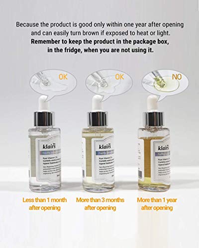 DearKlairs Unscented Skin Care Set with Toner and Vitamin C Serum