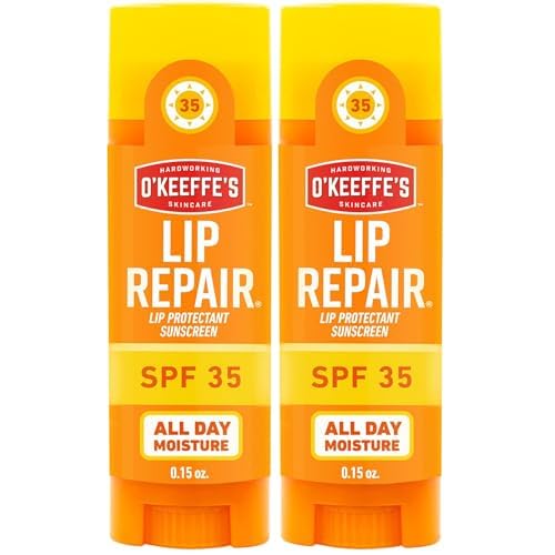 O'Keeffe's Lip Repair SPF 35 Lip Balm Stick, (Pack of 2)