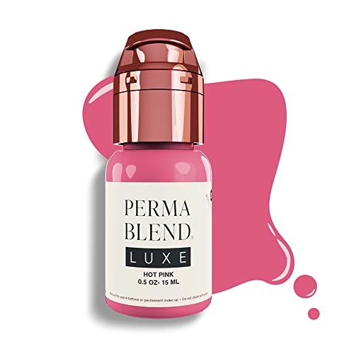 Bright Pink Microblading Lip Ink for Permanent Lip Color - Vegan, 0.5 oz