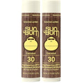 Sun Bum SPF 30 Sunscreen Coconut Lip Balm - Moisturizing Aloe Vera and Vitamin E - Vegan and Cruelty Free - Broad Spectrum UVA/UVB Lip Protection - 0.15 oz Stick,(Pack of 2)