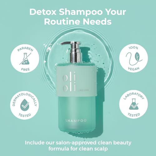 Daily Detox Shampoo 15.2oz - Clarifying Hair Wash with Aloe & Vitamin B5 - Gentle Buildup & Residue Remover - Variation of THIS listing