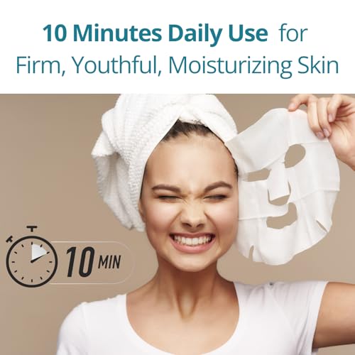 Lululun 14 Sheet Anti Aging Face Mask for Women & Men, Daily Face Masks Skincare & Hydrating Face Mask Sheets with Rice Extract, Ceramides, Collagen& Squalene, Sheet Masks from Japan, Precious DUO
