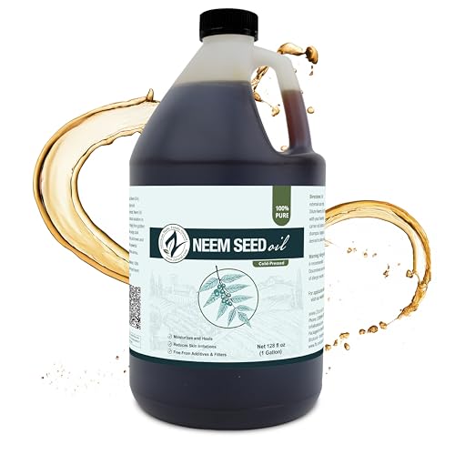 Neem Seed Oil - 128 Fl Oz Pure Cold Pressed Skin & Hair Conditioner - Variation of THIS listing