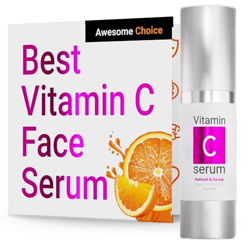 Vitamin C Face Serum for Radiance & Hydration - Vegan Cruelty-Free, Lightweight, Non-Greasy, American-Made