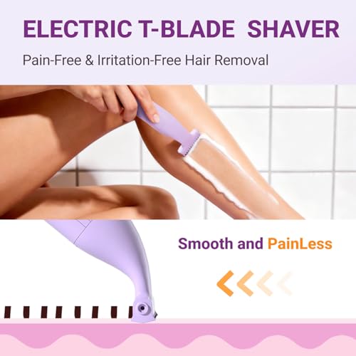 Unimiko Women's 3-in-1 Waterproof Bikini Trimmer & Shaver with Ceramic Blades