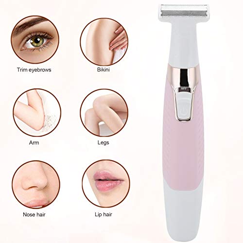 USB Rechargeable Electric Epilator, 5 in 1 Painless Body Remover, Female Hair Removal Machine, with Multifunctional Shaving Head for Legs Underarms Bikini and Full Body
