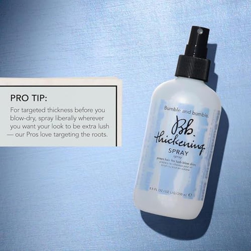 Bumble and bumble. Thickening Blow-Dry Prep Spray | For Lush Blow Dries | Straight to Wavy