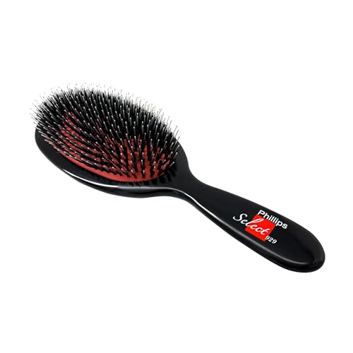 Phillips Brush Select Large Oval Cushion Hair Brush with Boar Bristles