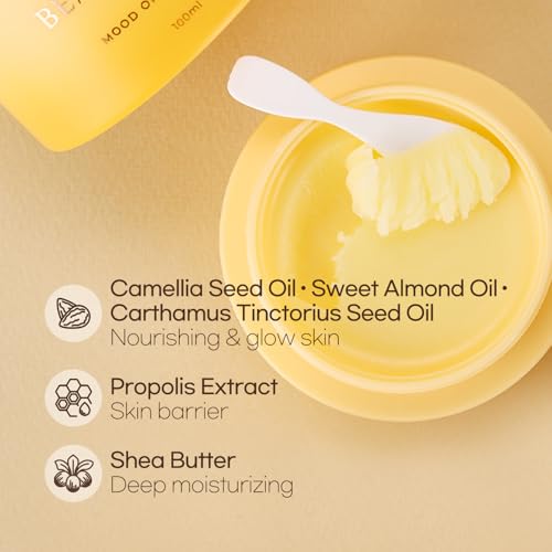 Petitfee Beautifying Mood On Cleanser 3.38 fl. oz. (100ml) - Cleansing Balm, Makeup Removal, Pore Cleansing, Dissolves Sunscreen, Moisturizing Finish with Citrus Aroma Oil, Korean Skincare