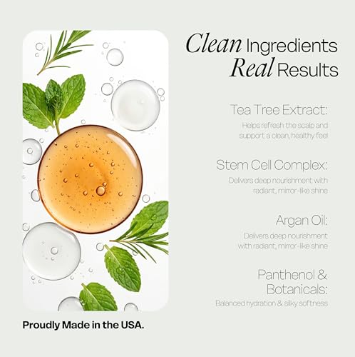 Hair Care Set with Tea Tree, Argan Oil & Keratin – Scalp & Hydration Duo