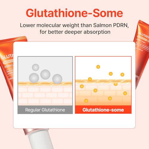 MAKE P:REM Glutathione PDRN Glow Cream, Antioxidant Moisturizer with PDRN Capsules for Radiant and Nourished Skin, All Skin Types, Korean Skin Care, 1.69 fl oz, 50ml