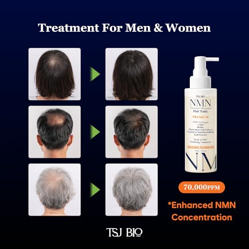 TSJ Bio NMN & NAD+ Hair Tonic - Supports Hair Growth & Scalp Health