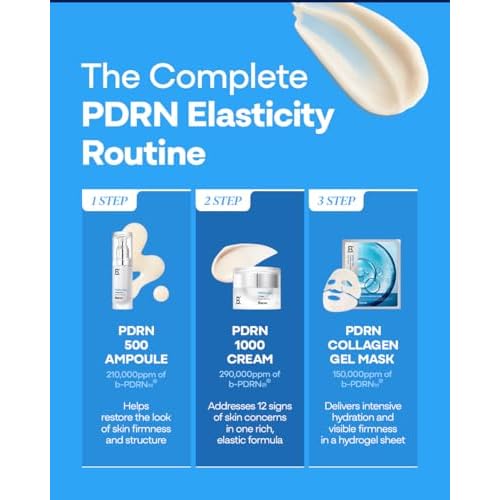 PDRN 1000 Cream - PDRN & Collagen Firming Cream for Loose Skin | Face Moisturizer for Sensitive Skin | Bakuchiol for Skin Elasticity | Korean Skin Care | Fragrance-Free | 1.69 fl oz