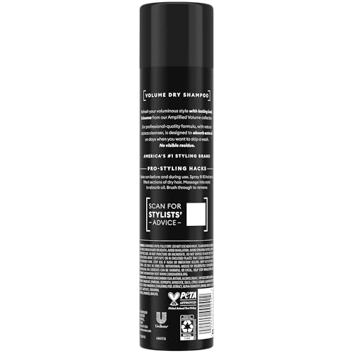 TRESemm? Dry Shampoo Spray, Volume Clean 2-Pack ? Refreshes & Absorbs, Warm Petals, 7.3 Oz Ea