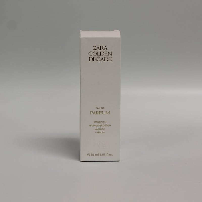 Zara Golden Decade EDP for Women – Jasmine, Orange Blossom, Lavender, 30ml