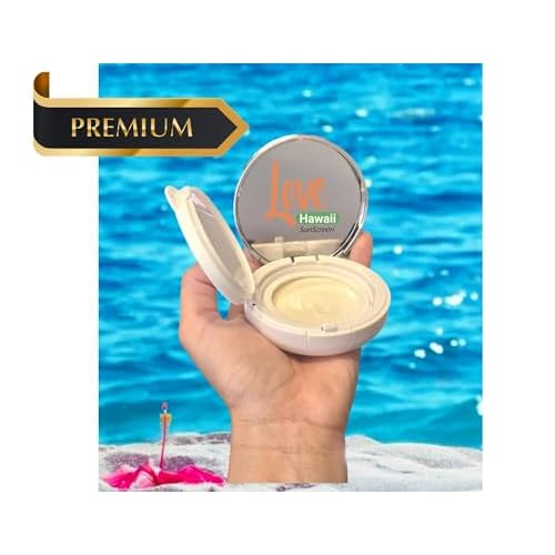 Love Hawaii Sunscreen for Face Sunscreen with Mirror in flip case pocket size