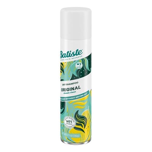 Batiste Original Dry Shampoo, 6.76 OZ / 200ml , Powder, Oily Hair, Oil Control, Citrusy Scent