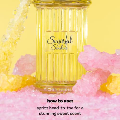 Michel Germain Sugarful Eau de Parfum Gift Set - Sugarful Sunshine, Fruity Floral Gourmand, 3.4 fl oz & 1.4 oz
