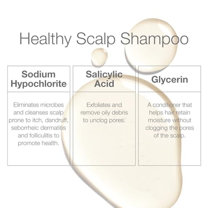 CLn¢ç Shampoo - Clarifying Formula with Salicylic Acid, for Normal to Oily Scalp Prone to Folliculitis, Dandruff, Itchy & Flaky Scalp, Fragrance-Free & Paraben-Free, 8 fl. oz.