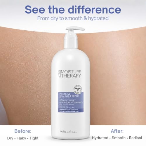 AVON Moisture Therapy Intensive Healing & Repair Body Lotion 33.8 oz - Unscented, Hypoallergenic