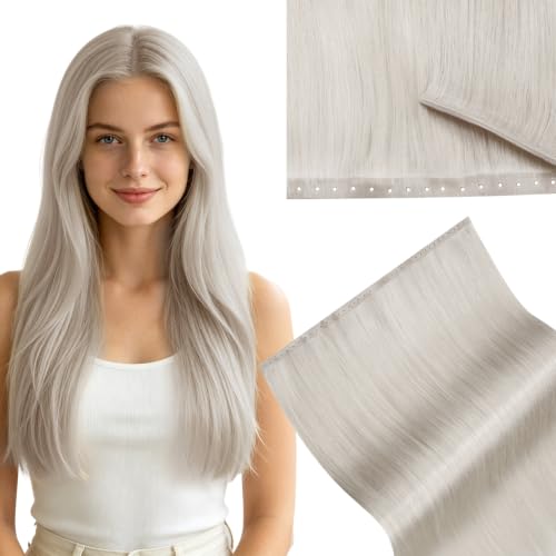 Blonde 20-Inch 50g Butterfly Weft Hair Extensions - Remy Human Hair, Variation 1.62 BFHW #60