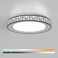 Lightania 18 Inch Black Bird's Nest Flush Mount Ceiling Light - 35W, 5 CCT