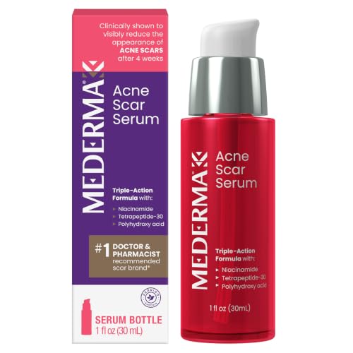 Mederma Acne Scar Serum - Visibly Lighten & Smooth Post-Acne Marks, 1 Fl Oz