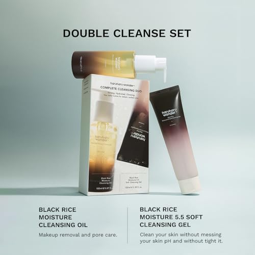 HARUHARU Wonder Complete Cleansing Duo - Cleansing Oil & Gel pH 5.5