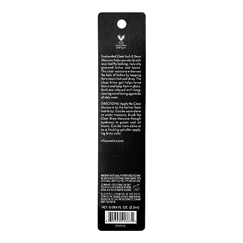 e.l.f. Clear Brow Lash Mascara Clear 4 fl. oz., Crystal, 0.08 Fl Oz