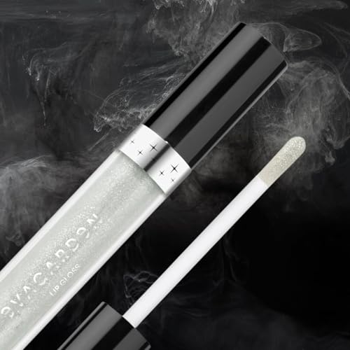 EVAGARDEN Diamond Lip Gloss - Concentration of Pearls Gives Dazzling Shine - Light and Moisturizing Film with Excellent Hold - Spreads Evenly with No Stickiness - 855 Clubber - 0.09 oz