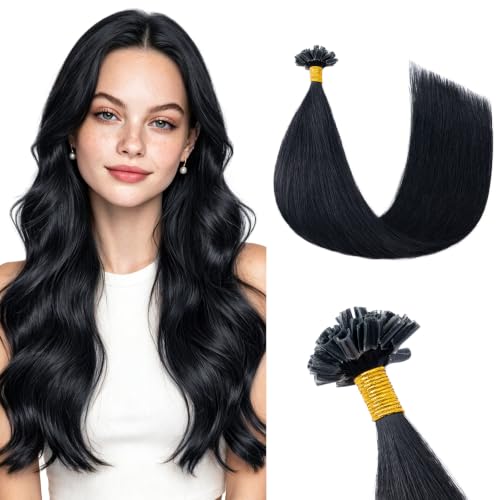K Tip Hair Extensions Real Human Hot Fusion keratin ktip U Tips long