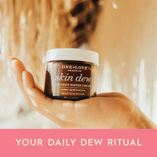 Organic Coconut Water Face Moisturizer with Hydrating Complex - Lightweight, Vegan & Fragrance-Free 2.1 oz